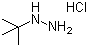 tert-Butylhydrazine hydrochloride molecular structure (CAS 7400-27-3)