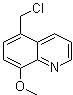 structure of CAS# 740797-41-5, 5-(氯甲基)-8-甲氧基喹啉