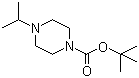 1-Boc-4-异丙基哌嗪分子结构 (CAS 741287-46-7)