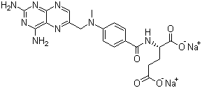 structure of CAS# 7413-34-5, Sodium methotrexate