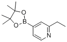 structure of CAS# 741709-60-4, 2-乙基-4-(4,4,5,5-四甲基-1,3,2-二氧硼杂环戊烷-2-基)吡啶