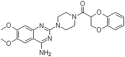 structure of CAS# 74191-85-8, 多沙唑嗪