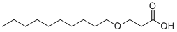 structure of CAS# 7420-16-8, 4-Oxatetradecanoic acid
