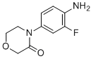 4-(4-氨基-3-氟苯基)吗啉-3-酮分子结构 (CAS 742073-22-9)