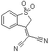 structure of CAS# 74228-25-4, 3-(二氰基亚甲基)-2,3-二氢苯并[b]噻吩 1,1-二氧化物