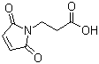 structure of CAS# 7423-55-4, 3-马来酰亚胺基丙酸