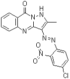 CAS # 74336-59-7, Pigment Orange 67, 3-[2-(4-Chloro-2-nitrophenyl)diazenyl]-2-methylpyrazolo[5,1-b]quinazolin-9(1H)-one, C.I. 12915, C.I. Pigment Orange 67, PO 67, Paliotol Orange L 2930HD
