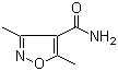 structure of CAS# 74356-30-2, 3,5-二甲基-4-异恶唑甲酰胺