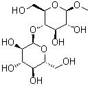 CAS # 744-05-8, Methyl 4-O-alpha-D-glucopyranosyl-beta-D-glucopyranoside, Methyl beta-D-maltoside, Methyl beta-maltoside, NSC 231821