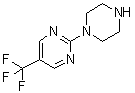 2-(哌嗪-1-基)-5-三氟甲基嘧啶分子结构 (CAS 745066-18-6)