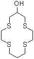 1,4,8,11-四硫杂环十四烷-6-醇分子结构 (CAS 74515-42-7)