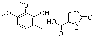 structure of CAS# 74536-44-0, Metadoxine