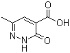 6-甲基-3-氧代-2,3-二氢哒嗪-4-羧酸分子结构 (CAS 74557-73-6)
