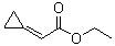 环丙亚基乙酸乙酯分子结构 (CAS 74592-36-2)