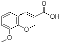 structure of CAS# 7461-60-1, 2,3-Dimethoxycinnamic acid
