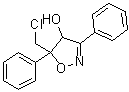 CAS 登录号：7462-78-4, 5-(氯甲基)-4,5-二氢-3,5-二苯基-4-异恶唑醇