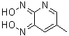 CAS 登录号：7463-57-2, 5-甲基-2,3-吡啶二酮二肟