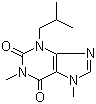 CAS 登录号：7464-84-8, 1,7-二甲基-3-异丁基黄嘌呤