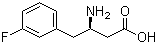 CAS 登录号：746595-89-1, (R)-3-氨基-4-(3-氟苯基)丁酸