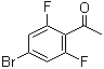structure of CAS# 746630-34-2, 1-(4-溴-2,6-二氟苯基)乙酮