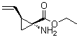 structure of CAS# 746657-36-3, (1R,2S)-1-氨基-2-乙烯基环丙烷羧酸乙酯