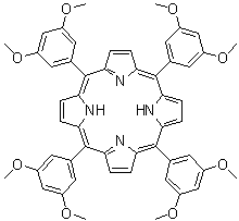 structure of CAS# 74684-34-7, 5,10,15,20-Tetrakis(3,5-dimethoxyphenyl)-21H,23H-porphine