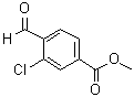 structure of CAS# 74733-26-9, 3-氯-4-甲酰基苯甲酸甲酯