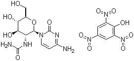 CAS # 7474-54-6, 1-(2-Deoxy-2-ureido-beta-D-glucopyranosyl)cytosine picrate