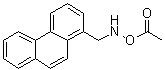O-乙酰基-N-(1-菲基甲基)羟胺分子结构 (CAS 7476-86-0)