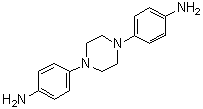 N,N'-二(4-氨基苯基)哌嗪分子结构 (CAS 7479-12-1)