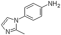 structure of CAS# 74852-81-6, 4-(2-甲基-1H-咪唑-1-基)苯胺
