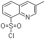 structure of CAS# 74863-82-4, 3-Methyl-8-quinolinesulphonyl chloride