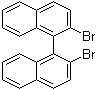 2,2'-二溴-1,1'-联萘分子结构 (CAS 74866-28-7)
