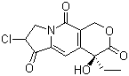structure of CAS# 748799-31-7, (4S)-7-氯-4-乙基-4-羟基-7,8-二氢-1H-吡喃并[3,4-f]吲嗪-3,6,10(4H)-三酮