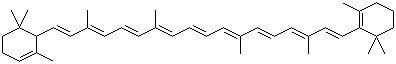 alpha-胡萝卜素分子结构 (CAS 7488-99-5)