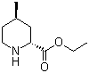 structure of CAS# 74892-82-3, (2R,4R)-4-甲基-2-哌啶甲酸乙酯