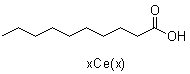 癸酸铈盐(1:?)分子结构 (CAS 7492-58-2)