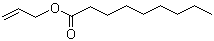 structure of CAS# 7493-72-3, 壬酸烯丙酯