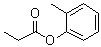 CAS # 7497-88-3, 2-Methylphenyl propionate, NSC 406850, NSC 6011, o-Cresol propionate, o-Cresyl propionate, o-Tolyl propanoate, o-Tolyl propionate