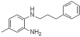 4-甲基-N1-(3-苯基丙基)-1,2-苯二胺分子结构 (CAS 749886-87-1)
