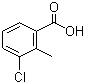 structure of CAS# 7499-08-3, 3-氯-2-甲基苯甲酸
