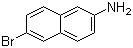 6-溴-2-氨基萘分子结构 (CAS 7499-66-3)