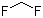 Difluoromethane molecular structure (CAS 75-10-5)
