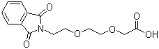 2-[2-(2-酞酰亚氨基乙氧基)乙氧基]乙酸分子结构 (CAS 75001-09-1)