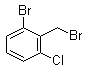 2-溴-6-氯溴苄分子结构 (CAS 75002-98-1)