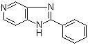 structure of CAS# 75007-92-0, 2-苯基-1H-咪唑并[4,5-c]吡啶