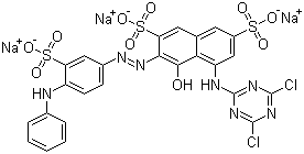 活性蓝 81分子结构 (CAS 75030-18-1)