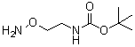 (2-氨基氧乙基)氨基甲酸叔丁酯分子结构 (CAS 75051-55-7)