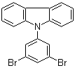 structure of CAS# 750573-26-3, 9-(3,5-二溴苯基)-9H-咔唑