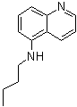 N-丁基-5-喹啉胺分子结构 (CAS 7506-71-0)